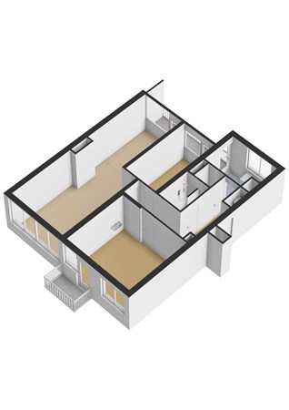 Floorplan - Van Bijnkershoeklaan 95, 3527 XB Utrecht